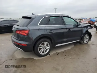 2020 Audi Q5 Premium with VIN WA1ANAFY8L2053198, listed as a Copart auction lot 55269495 with Not provided miles and Salvage title. Bid and sale history available at DreamBid. Image 3.