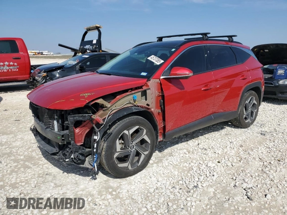 2023 Hyundai Tucson Limited with VIN 5NMJE3AE3PH277303, listed as a Copart auction lot 45737085 with 31,799 mi miles and Salvage Title. Bid and sale history available at carsss.com. Image 1.