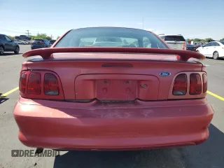 1998 Ford Mustang with VIN 1FAFP4041WF260094, listed as a Copart auction lot 60532955 with 162,633 mi miles and Salvage title. Bid and sale history available at DreamBid. Image 6.