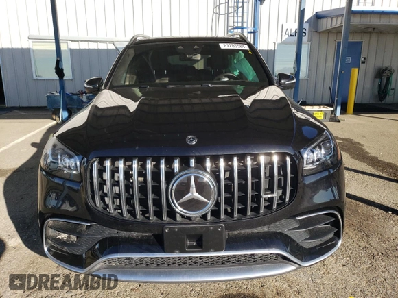 2021 Mercedes-Benz GLS with VIN 4JGFF8KE6MA316191, listed as a Copart auction lot 87205584 with 52,108 mi miles and Salvage Title. Bid and sale history available at carsss.com. Image 5.