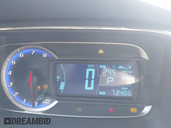 2016 Chevrolet Trax LS with VIN KL7CJNSB9GB600288, listed as a IAAI auction lot 41614215 with 73,486 mi miles. Bid and sale history available at carsss.com. Image 7.