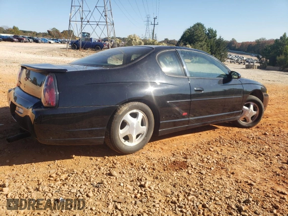 2003 Chevrolet Monte Carlo SS with VIN 2G1WX12K939166563, listed as a Copart auction lot 77012714 with 53,487 mi miles and Salvage Title. Bid and sale history available at carsss.com. Image 3.