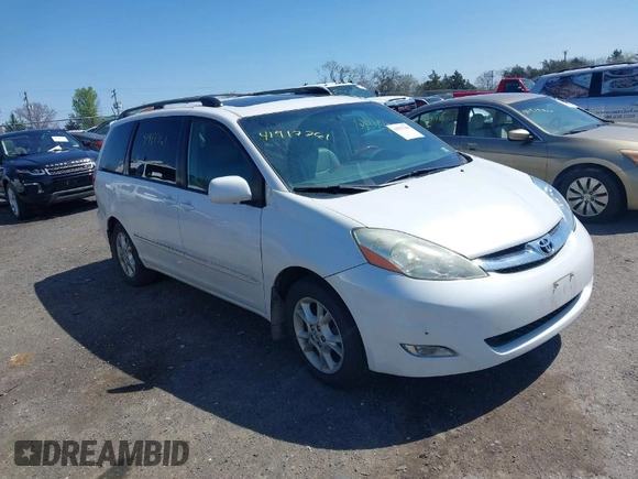 2006 Toyota Sienna XLE with VIN 5TDZA22C66S459319, listed as a IAAI auction lot 41917761 with 189,589 mi miles. Bid and sale history available at carsss.com. Image 1.