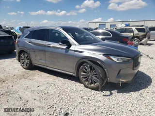 2022 Infiniti QX50 LUXE with VIN 3PCAJ5BB4NF118817, listed as a Copart auction lot 69225994 with 31,924 mi miles and Salvage Title. Bid and sale history available at carsss.com. Image 4.