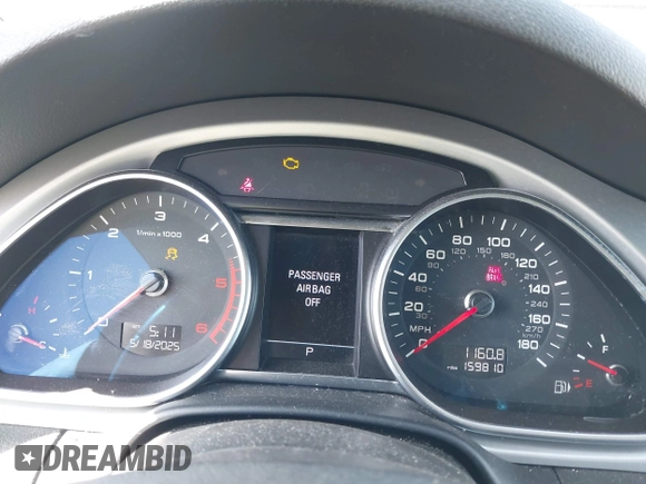 2012 Audi Q7 Premium Plus с VIN WA1LMAFE9CD004159, выставлен на аукционе IAAI как лот 42338347 с пробегом 159 810 миль миль и . История ставок и продаж доступна на DreamBid. Изображение 7.