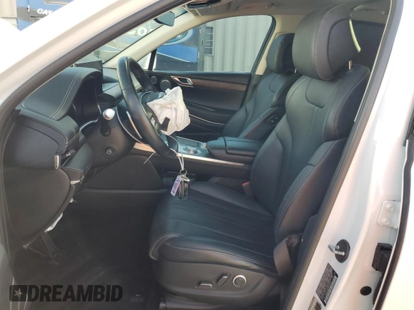 2021 Genesis GV80 with VIN KMUHB4SB2MU062837, listed as a Copart auction lot 79848464 with 61,294 mi miles and Salvage title. Bid and sale history available at DreamBid. Image 7.