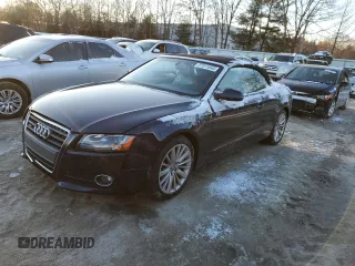 2010 Audi A5 Premium Plus with VIN WAULFAFH0AN019583, listed as a Copart auction lot 87911645 with 0 mi miles and Clean Title. Bid and sale history available at carsss.com. Image 1.