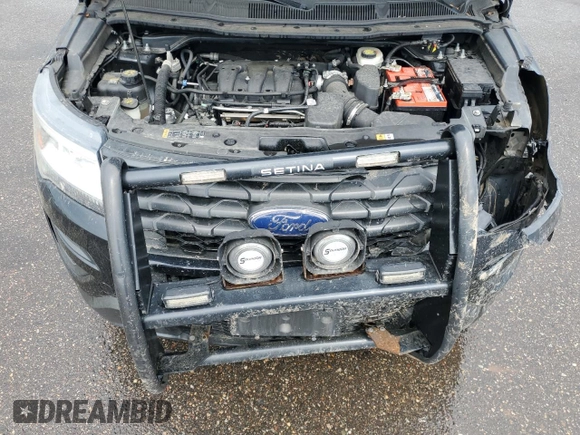 2017 Ford Police Interceptor Utility z VIN 1FM5K8AR1HGC86984, wystawiony jako Copart lot #54294055 z przebiegiem 152 577 mil mil oraz Szkoda całkowita • Salvage title. Historia ofert i sprzedaży dostępna na DreamBid. Obrazek 11.