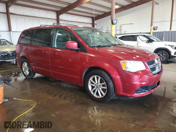 2014 Dodge Grand Caravan SXT with VIN 2C4RDGCG6ER122145, listed as a Copart auction lot 54435605 with 156,196 mi miles and Salvage Title. Bid and sale history available at DreamBid. Image 4.