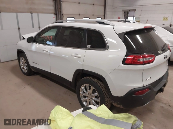 2016 Jeep Cherokee Limited with VIN 1C4PJMDS0GW219109, listed as a IAAI auction lot 41829878 with 156,947 mi miles and . Bid and sale history available at DreamBid. Image 3.