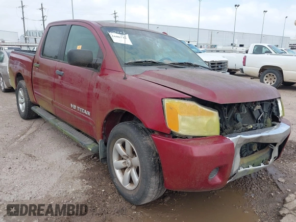 2008 Nissan Titan XE with VIN 1N6BA07D78N343298, listed as a IAAI auction lot 41686742 with Not Provided miles and . Bid and sale history available at DreamBid. Image 1.