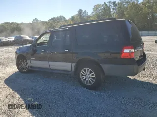 2007 Ford Expedition Max XLT with VIN 1FMFK15527LA30572, listed as a Copart auction lot 76286944 with 240,433 mi miles and Salvage title. Bid and sale history available at DreamBid. Image 2.