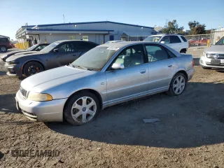 2001 Audi S4 with VIN WAURD68D31A020659, listed as a Copart auction lot 88546765 with 182,043 mi miles and Clean Title. Bid and sale history available at carsss.com. Image 1.
