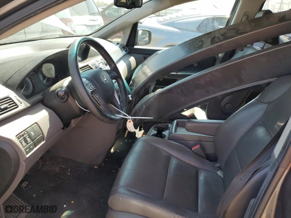 2013 Honda Odyssey Touring with VIN 5FNRL5H98DB078614, listed as a Copart auction lot 80188214 with 166,219 mi miles and Salvage Title. Bid and sale history available at carsss.com. Image 7.