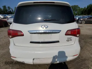 2011 Infiniti QX56 7-passenger with VIN JN8AZ2NE6B9004261, listed as a Copart auction lot 66890954 with 245,018 mi miles and Clean Title. Bid and sale history available at carsss.com. Image 6.