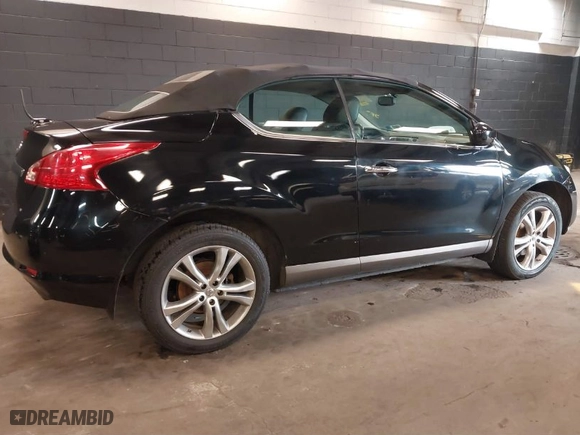 2011 Nissan Murano CrossCabriolet with VIN JN8AZ1FY1BW001739, listed as a IAAI auction lot 41763382 with 126,659 mi miles. Bid and sale history available at carsss.com. Image 4.