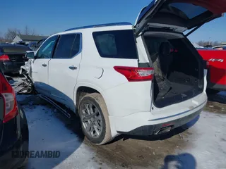 2020 Chevrolet Traverse Premier with VIN 1GNEVKKW3LJ253520, listed as a IAAI auction lot 41523545 with 71,292 mi miles. Bid and sale history available at carsss.com. Image 3.