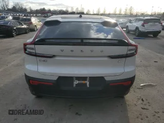 2023 Volvo C40 Recharge Pure Electric Ultimate with VIN YV4ED3GM1P2044198, listed as a Copart auction lot 47197815 with 8,258 mi miles and Salvage Title. Bid and sale history available at carsss.com. Image 6.
