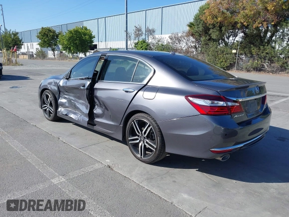 2017 Honda Accord Touring with VIN 1HGCR3F97HA030310, listed as a IAAI auction lot 42539852 with 64,849 mi miles and . Bid and sale history available at DreamBid. Image 3.