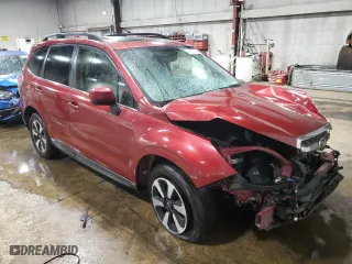 2018 Subaru Forester Limited with VIN JF2SJARC5JH468061, listed as a Copart auction lot 49667025 with 0 mi miles and Salvage Title. Bid and sale history available at carsss.com. Image 4.