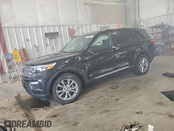 2021 Ford Explorer Limited with VIN 1FMSK8FHXMGB36465, listed as a Copart auction lot 49382435 with 111,915 mi miles and Non Repairable. Bid and sale history available at carsss.com. Image 1.