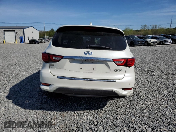 2017 Infiniti QX60 with VIN 5N1DL0MM0HC519612, listed as a Copart auction lot 55496365 with 140,205 mi miles and Salvage Title. Bid and sale history available at DreamBid. Image 6.