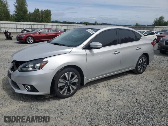 2017 Nissan Sentra S with VIN 3N1AB7AP2HY328835, listed as a Copart auction lot 61846215 with 133,457 mi miles and Salvage title. Bid and sale history available at DreamBid. Image 1.
