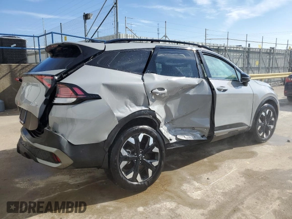 2023 Kia Sportage X-Line with VIN 5XYK6CAF3PG120925, listed as a Copart auction lot 44849405 with 29,515 mi miles and Non Repairable. Bid and sale history available at carsss.com. Image 3.
