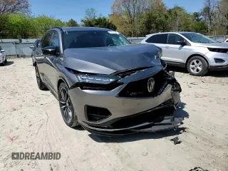 2024 Acura MDX Type S w/Advance Package with VIN 5J8YD8H82RL001387, listed as a Copart auction lot 53203225 with 57,471 mi miles and Salvage Title. Bid and sale history available at carsss.com. Image 12.