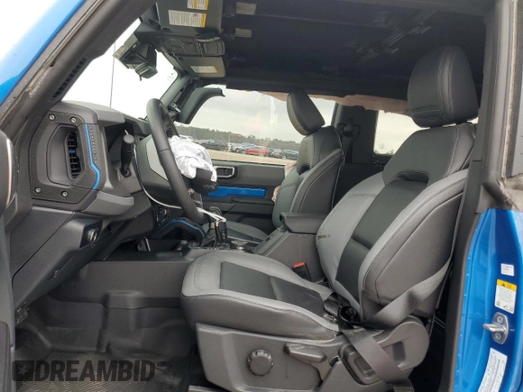 2024 Ford Bronco with VIN 1FMDE1AP9RLA70527, listed as a Copart auction lot 47448755 with 2,904 mi miles and Salvage title. Bid and sale history available at DreamBid. Image 7.