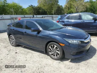 2016 Honda Civic EX with VIN 19XFC2F76GE242701, listed as a Copart auction lot 52005815 with 101,480 mi miles and Salvage Title. Bid and sale history available at DreamBid. Image 4.