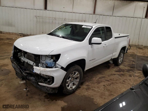 2022 Chevrolet Colorado 4WD LT with VIN 1GCHTCEA8N1197935, listed as a Copart auction lot 88075985 with 68,747 mi miles and Clean Title. Bid and sale history available at carsss.com. Image 1.