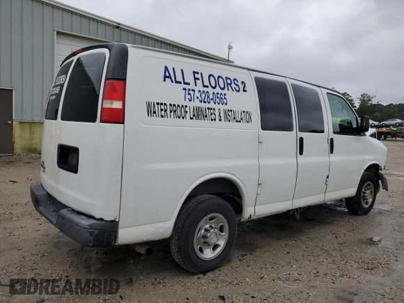 2012 Chevrolet Express Cargo z VIN 1GCWGFCA1C1169004, wystawiony jako Copart lot #71554104 z przebiegiem Nie podano mil oraz Szkoda całkowita • Salvage title. Historia ofert i sprzedaży dostępna na DreamBid. Obrazek 3.