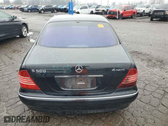 2006 Mercedes-Benz S 500 z VIN WDBNG84J66A477584, wystawiony jako Copart lot #80901574 z przebiegiem Nie podano mil oraz Czysty tytuł • Clean title. Historia ofert i sprzedaży dostępna na DreamBid. Obrazek 6.