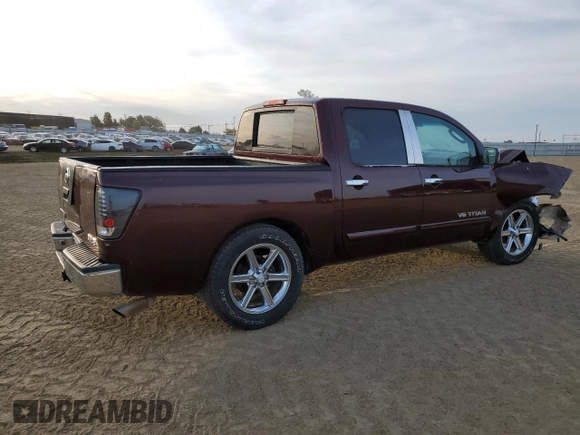 2005 Nissan Titan XE with VIN 1N6AA07A15N556079, listed as a Copart auction lot 48419495 with Not Provided miles and Salvage Title. Bid and sale history available at DreamBid. Image 3.