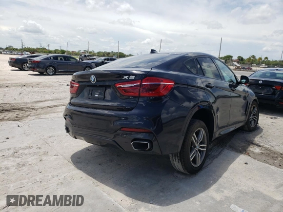 2019 BMW X6 sDrive35i with VIN 5UXKU0C55K0S97501, listed as a Copart auction lot 51173272 with 29,869 mi miles. Bid and sale history available at carsss.com. Image 4.