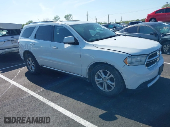 2013 Dodge Durango Crew with VIN 1C4RDJDG0DC670810, listed as a IAAI auction lot 41974024 with 209,379 mi miles and . Bid and sale history available at DreamBid. Image 1.