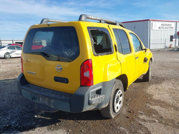 2007 Nissan Xterra SE with VIN 5N1AN08U37C545594, listed as a IAAI auction lot 41477893 with 205,613 mi miles. Bid and sale history available at carsss.com. Image 4.