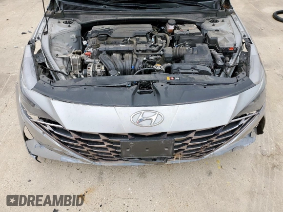 2023 Hyundai Elantra SEL with VIN 5NPLS4AG1PH119733, listed as a Copart auction lot 45302185 with 28,438 mi miles and Salvage Title. Bid and sale history available at DreamBid. Image 11.