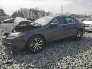 2016 Acura TLX with VIN 19UUB1F38GA002751, listed as a Copart auction lot 48781545 with 133,991 mi miles and Salvage title. Bid and sale history available at DreamBid. Image 1.
