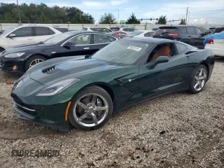 2014 Chevrolet Corvette 2LT with VIN 1G1YC2D70E5109574, listed as a Copart auction lot 78023124 with 0 mi miles and Non Repairable. Bid and sale history available at carsss.com. Image 1.