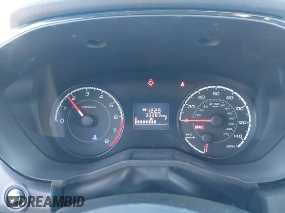 2023 Subaru Impreza with VIN 4S3GTAA60P1706257, listed as a IAAI auction lot 41810457 with 33,283 mi miles and . Bid and sale history available at DreamBid. Image 7.