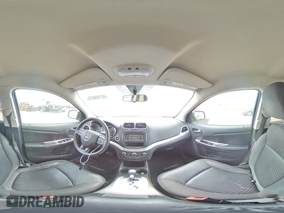 2015 Dodge Journey SXT with VIN 3C4PDCBG9FT690910, listed as a Copart auction lot 48195875 with 110,489 mi miles and Salvage Title. Bid and sale history available at DreamBid. Image 14.