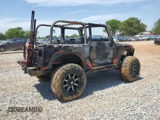 2013 Jeep Wrangler Sport with VIN 1C4AJWAG6DL664243, listed as a Copart auction lot 53200165 with Not provided miles and Salvage title. Bid and sale history available at DreamBid. Image 3.