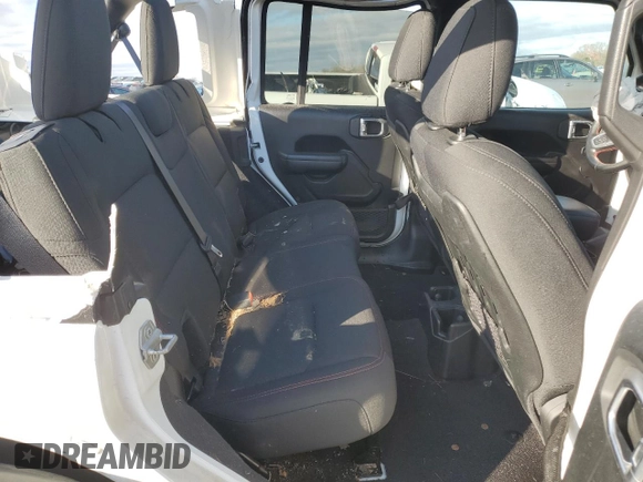 2021 Jeep Wrangler Unlimited Rubicon with VIN 1C4HJXFN6MW685250, listed as a Copart auction lot 48912085 with 48,049 mi miles and Salvage Title. Bid and sale history available at DreamBid. Image 11.