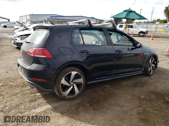2019 Volkswagen Golf GTI S with VIN 3VW5T7AU0KM034198, listed as a Copart auction lot 46554694 with 27,092 mi miles. Bid and sale history available at carsss.com. Image 3.