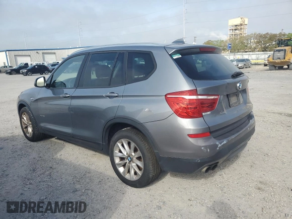 2016 BMW X3 xDrive28i with VIN 5UXWX9C59G0D65421, listed as a Copart auction lot 50040395 with 146,751 mi miles and Salvage Title. Bid and sale history available at carsss.com. Image 2.