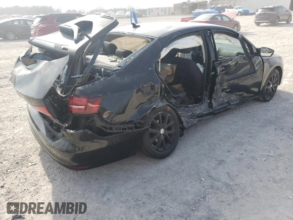 2016 Volkswagen Jetta Sedan 1.4T SE with VIN 3VWD67AJ3GM235545, listed as a Copart auction lot 48983525 with 151,455 mi miles and Salvage Title. Bid and sale history available at carsss.com. Image 3.