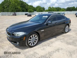 2016 BMW 5 Series 535i xDrive with VIN WBA5B3C55GG256478, listed as a Copart auction lot 57485955 with 93,999 mi miles and Salvage title. Bid and sale history available at DreamBid. Image 1.