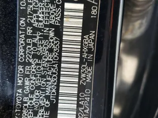2010 Toyota Prius Four with VIN JTDKN3DU5A1093537, listed as a Copart auction lot 55380135 with 128,871 mi miles and Salvage Title. Bid and sale history available at DreamBid. Image 12.